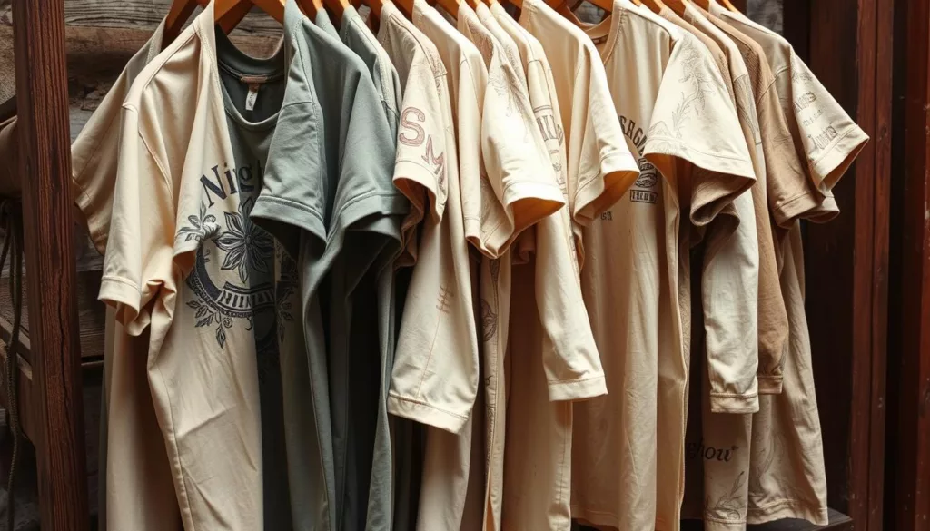 Soft and faded vintage T shirts for casual wear